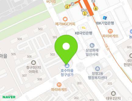 경기도 고양시 일산동구 노루목로 107 (장항동, 호수마을5단지) 지도