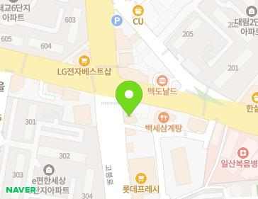 경기도 고양시 일산동구 고봉로 260 (중산동) 지도