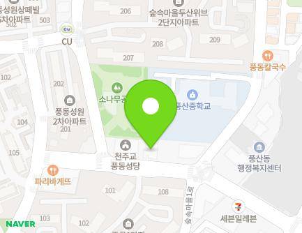 경기도 고양시 일산동구 숲속마을1로 29-12 (풍동, 하늘유치원) 지도