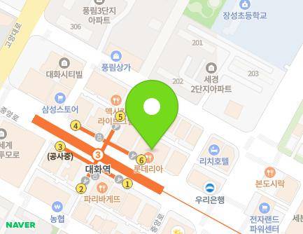 경기도 고양시 일산서구 중앙로 1564 (대화동, 그린월드) 지도