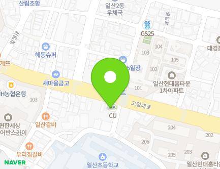 경기도 고양시 일산서구 고양대로 686-2 (일산동) 지도