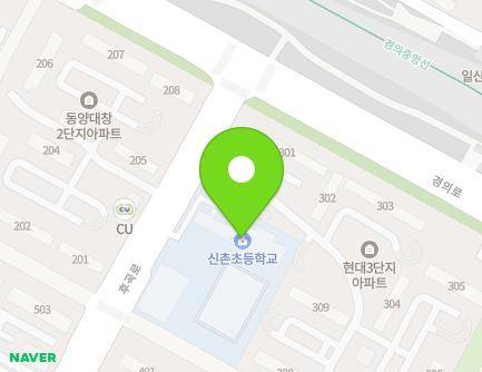 경기도 고양시 일산서구 후곡로 52 (일산동, 신촌초등학교) 지도