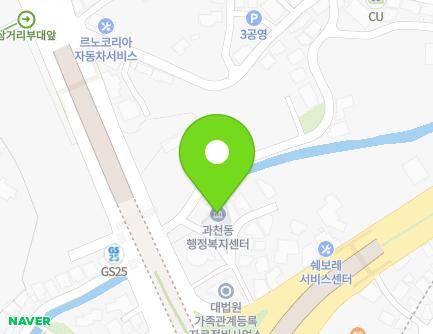 경기도 과천시 과천대로 608-17 (과천동, 과천동주민센터) 지도