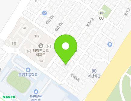 경기도 과천시 향촌4길 10-7 (별양동, 천사어린이집) 지도