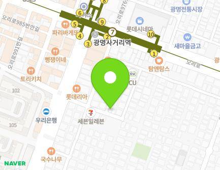 경기도 광명시 광명로888번길 7 (광명동) 지도
