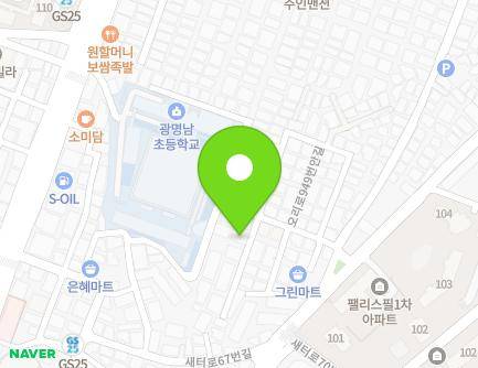 경기도 광명시 오리로949번안길 7-4 (광명동, 흥부빌라) 지도