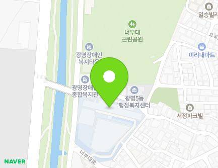 경기도 광명시 너부대로 5 (광명동, 광명서초등학교) 지도