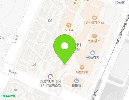 경기도 광명시 양지로 11 (일직동, 유-플래닛광명역유-스트리트몰) 지도
