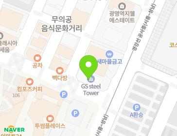 경기도 광명시 신기로 21 (일직동, 대호엠스퀘어) 지도