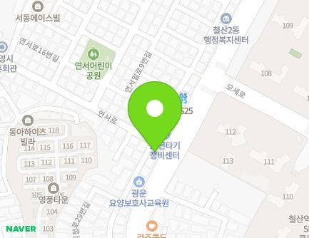경기도 광명시 시청로 41 (철산동) 지도