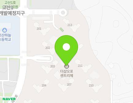 경기도 광주시 태봉로 225 (고산동, 더샵오포센트리체) 지도