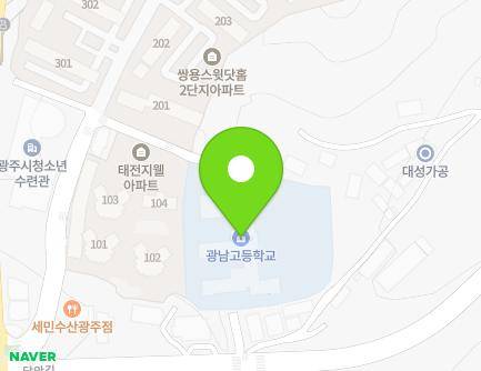 경기도 광주시 회안대로 350-32 (장지동, 광남고등학교) 지도