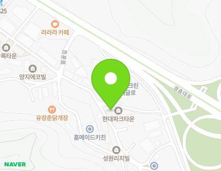 경기도 광주시 절골길 44-2 (장지동, 현대파크타운) 지도