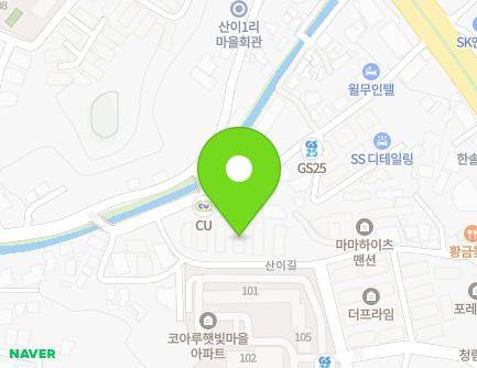 경기도 광주시 초월읍 산이길 27-7 (힐링타운) 지도