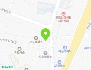 경기도 광주시 오포로871번길 2 (추자동, 오포펠리스) 지도