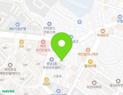 경기도 광주시 고불로 73-17 (태전동, 태봉전원빌라) 지도