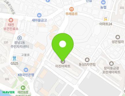 경기도 광주시 태봉로13번길 6 (태전동, 미진아파트) 지도