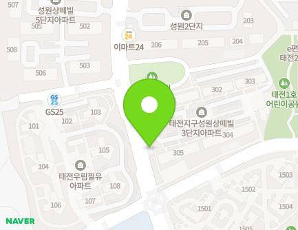 경기도 광주시 태봉로 79 (태전동, 3단지성원아파트) 지도