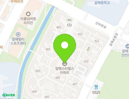 경기도 구리시 산마루로 46 (갈매동, 갈매스타힐스) 지도