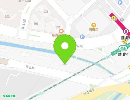 경기도 구리시 금강로 123 (갈매동) 지도