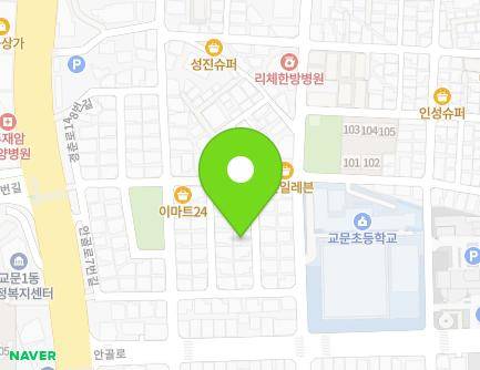 경기도 구리시 안골로19번길 7-15 (교문동) 지도