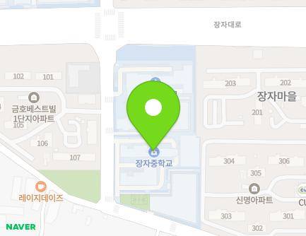 경기도 구리시 장자호수길 45 (교문동, 장자중학교) 지도