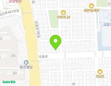 경기도 구리시 안골로 5 (교문동, 진양빌딩) 지도