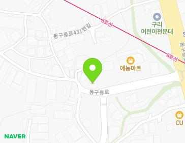 경기도 구리시 동구릉로395번길 78 (사노동, 소매점) 지도