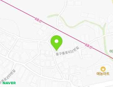 경기도 구리시 동구릉로431번길 44 (사노동) 지도