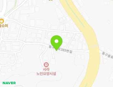 경기도 구리시 동구릉로389번길 21 (사노동) 지도