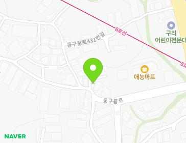 경기도 구리시 동구릉로395번길 82-4 (사노동) 지도