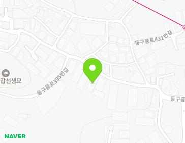 경기도 구리시 동구릉로395번길 103 (사노동) 지도