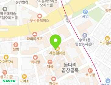 경기도 구리시 검배로6번길 13 (수택동) 지도