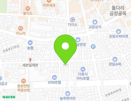 경기도 구리시 안골로63번길 14-24 (수택동) 지도