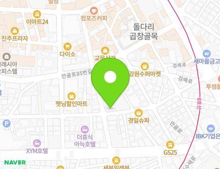 경기도 구리시 안골로85번길 14 (수택동) 지도