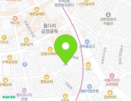 경기도 구리시 안골로103번길 21 (수택동) 지도