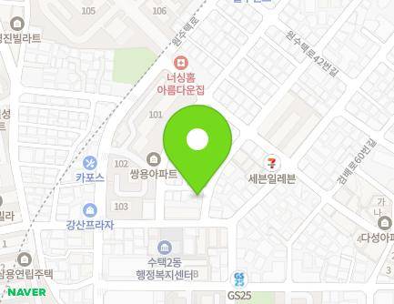 경기도 구리시 원수택로12번길 21-3 (수택동) 지도