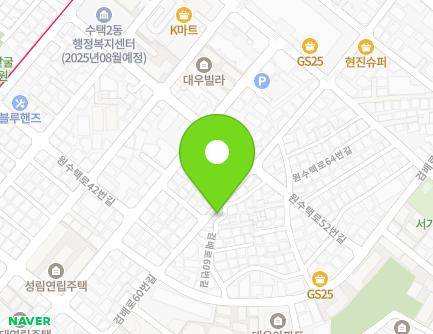 경기도 구리시 검배로60번길 55 (수택동) 지도