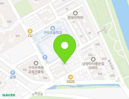 경기도 구리시 경춘로276번길 67-10 (수택동) 지도