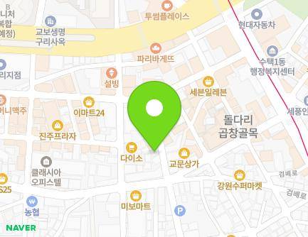 경기도 구리시 안골로85번길 37 (수택동) 지도