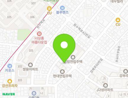 경기도 구리시 원수택로32번길 28 (수택동) 지도