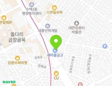 경기도 구리시 검배로 23 (수택동) 지도