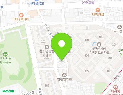 경기도 구리시 안골로56번길 41-5 (수택동) 지도