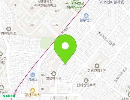 경기도 구리시 원수택로12번길 11-22 (수택동) 지도