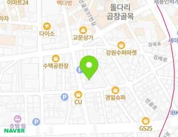 경기도 구리시 안골로85번길 18 (수택동) 지도
