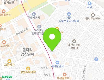 경기도 구리시 검배로 19 (수택동) 지도