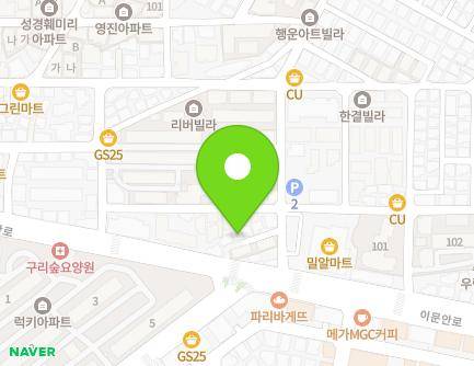 경기도 구리시 이문안로129번길 7-2 (수택동) 지도