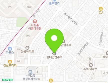 경기도 구리시 원수택로12번길 21-20 (수택동, 현대빌라) 지도