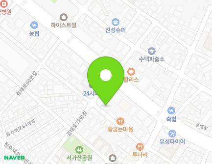 경기도 구리시 검배로72번길 11-5 (수택동, 명성어린이집) 지도