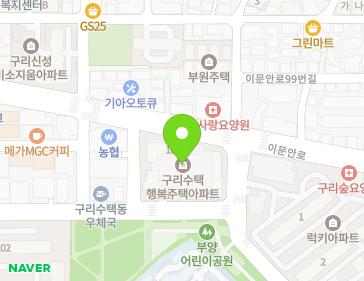 경기도 구리시 체육관로74번길 67 (수택동, 구리수택행복주택) 지도